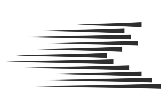 Comic Speed Lines: The Black Fast Forward Motion Font