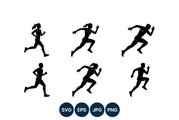 Dynamic Design Assets: The Power of Runner Silhouettes