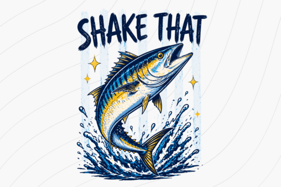 Funny Fishing Fish Splash PNG: The Ultimate Catch for Your Designs