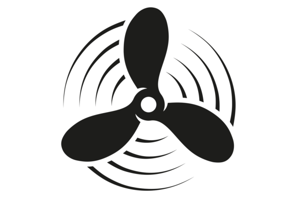 Rotating Propeller: The Air Motion Icon for Dynamic Design