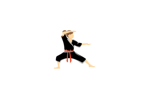 Sport Martial Arts Professional Motion: Dynamic Design Asset