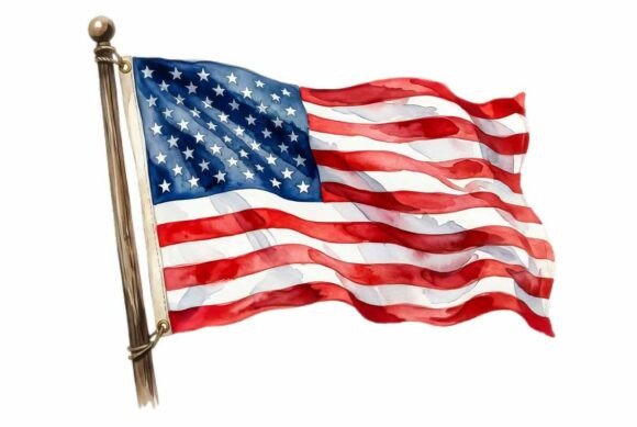 The Power of Waving American Flag Clipart in Design