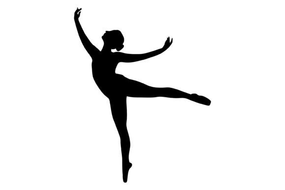 Timeless Grace: Integrating Ballet Dancer Silhouette Vector Art
