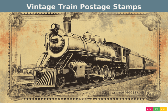 Uncovering the Quiet Charm of the Vintage Train Set of Stamps